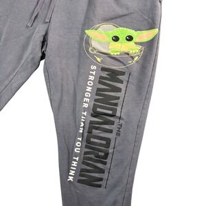 The Mandalorian Baby Yoda Grogu Mens Jogger Sweatpants Graphic Lounge XXL